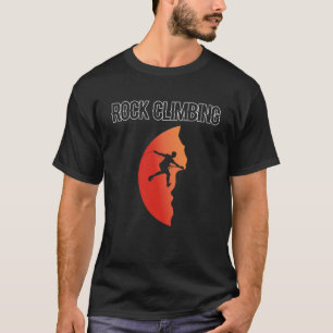 Camiseta Gráfica de escalada de rock de balnearios deportiv