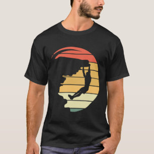 Camiseta gráfica de escalada en roca Aventura