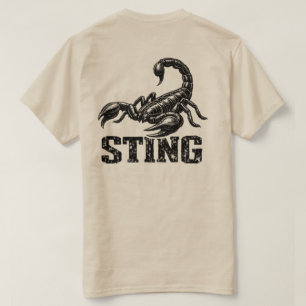 Camiseta gráfica de escorpión “Sting” 