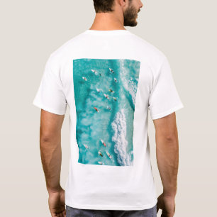 Camiseta gráfica de estilo de vida para surfistas 