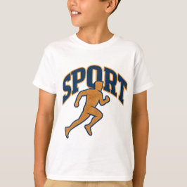 Camiseta gráfica de estilo deportivo