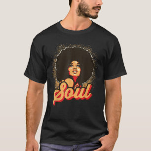 Camiseta Gráfica de estilo retro vintage funk afro de 70