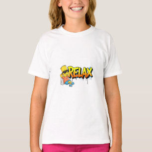 Camiseta gráfica de estilo urbano con graffiti de