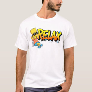 Camiseta gráfica de estilo urbano con graffiti de 