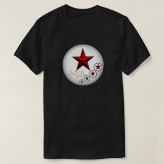 Camiseta gráfica de estrellas rojas - Astronomía c