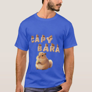 Camiseta gráfica de familia de carpincho linda, Il