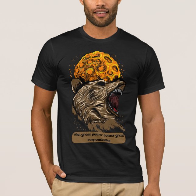 Camiseta gráfica de fantasía oscura (Anverso)