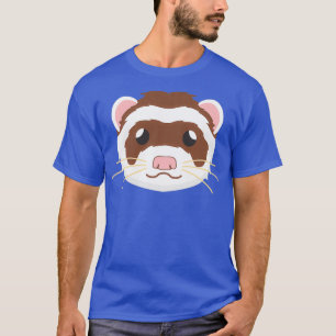 Camiseta Gráfica de Ferret Face Ferret Animal Lover 