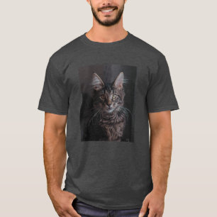 Camiseta Gráfica de foto de gato Maine Coon