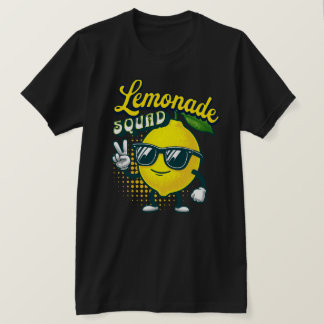 Camiseta Gráfica de Frutas de Limón Divertida del 