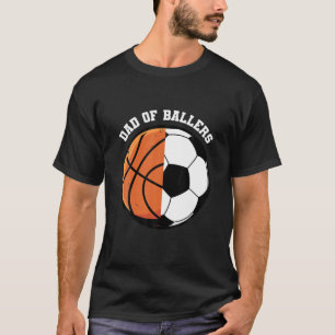 Camiseta Gráfica De Fútbol Graciosa Para Papá De Los Baller