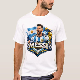 Camiseta gráfica de fútbol leyenda Messi 10 –