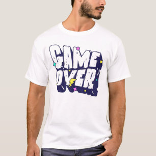 Camiseta Gráfica de 'Game Over' – Retro Gamer Tee 