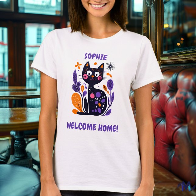 Camiseta gráfica de gato de bienvenida para person (Subido por el creador)