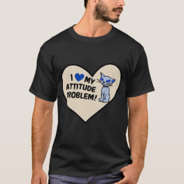 Camiseta Gráfica de Gato Divertida con Cita Sarcás