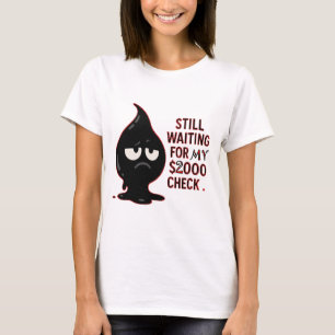 Camiseta gráfica de gato divertida – todavía esper