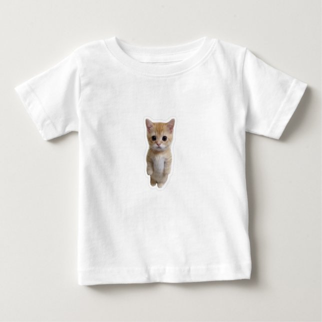 Camiseta gráfica de gato inocente (Anverso)