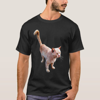 Camiseta Gráfica de gato lindo colorido