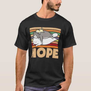 Camiseta Gráfica De Gato Perezoso De Cat Nope Para El Propi