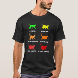 Camiseta Gráfica De Gatos De Chonk Cata Un Boi Fino