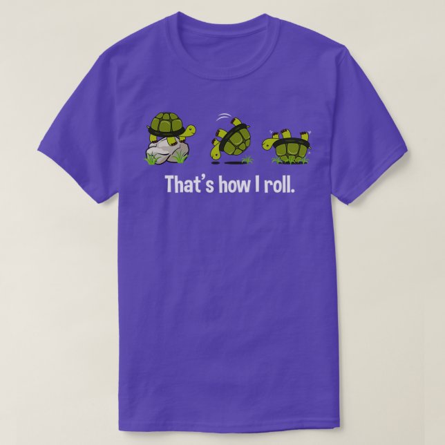 Camiseta Gráfica De Giro De Tortuga Graciosa (Diseño del anverso)