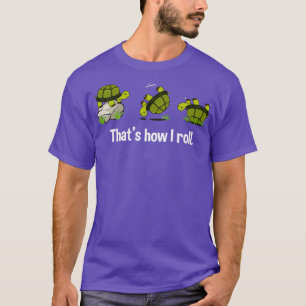 Camiseta Gráfica De Giro De Tortuga Graciosa