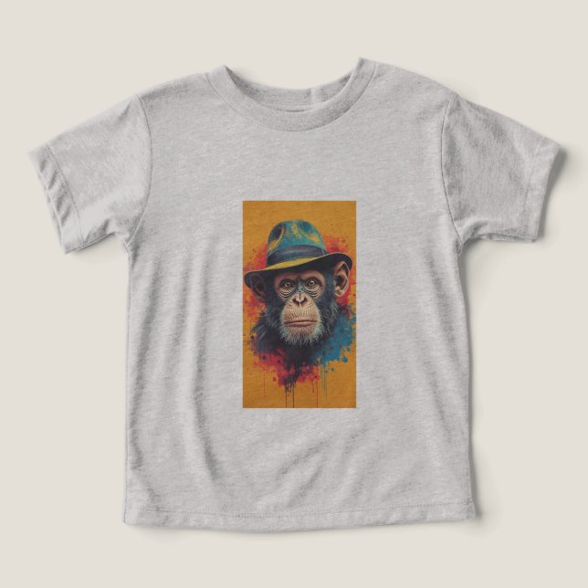 Camiseta gráfica de Gorra de mono de Guay (Diseño delantero )