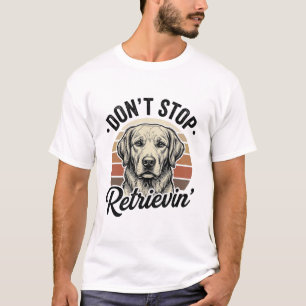 Camiseta Gráfica de Grabado Vintage de Perro Retri