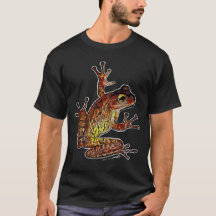 Camiseta gráfica de gran rana de Virginia Wright