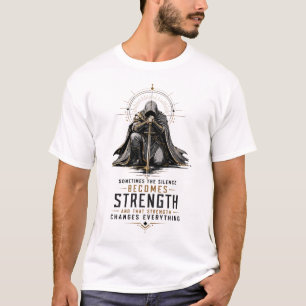 Camiseta gráfica de guerrero de fantasía motivacio