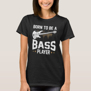 Camiseta Gráfica De Guitarra De Bass Para Mujeres Y Hombres