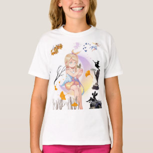 Camiseta gráfica de hada linda y caprichosa mágica