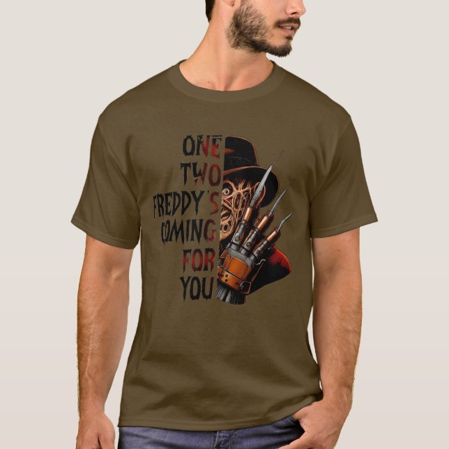 Camiseta gráfica de Halloween de terror de Freddy (Anverso)