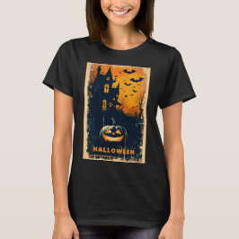 Camiseta Gráfica de Halloween - Edición Limitada ArtworkT-S