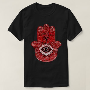 Camiseta gráfica de Hamsa del símbolo del arte