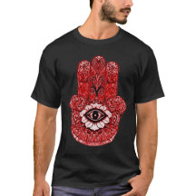 Camiseta gráfica de Hamsa del símbolo del arte