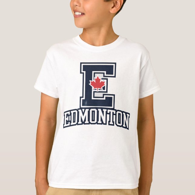 Camiseta gráfica de hoja de arce de Edmonton  (Anverso)