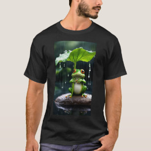 Camiseta gráfica de hombre ADOM Premium Rainy Frog