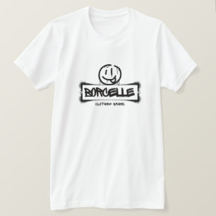 Camiseta gráfica de hombre con cara sonriente loca