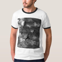 Camiseta gráfica de hombre con cielo nocturno de l