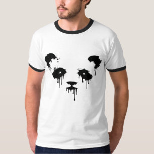 Camiseta gráfica de hombre con goteo de tinta de p