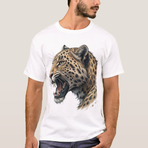 Camiseta gráfica de hombre con retrato majestuoso