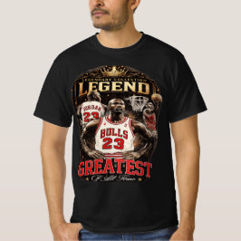 Camiseta gráfica de hombre leyenda del baloncesto