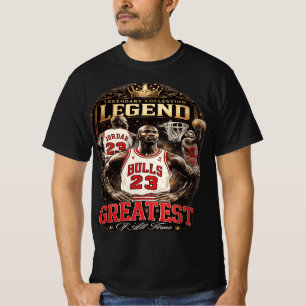 Camiseta gráfica de hombre leyenda del baloncesto 