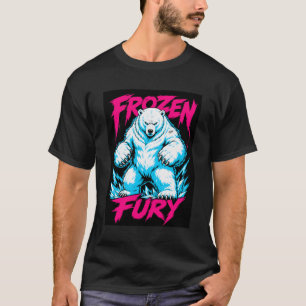 Camiseta gráfica de hombre Oso Polar Furia Helada