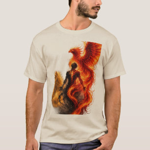 Camiseta gráfica de hombre Rising Phoenix Flame