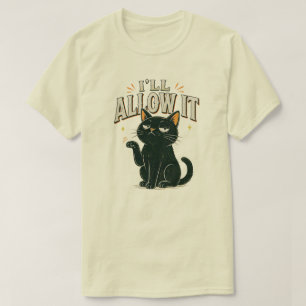 Camiseta Gráfica de humor de gato presumido vintage