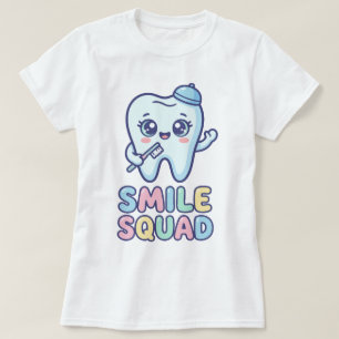 Camiseta gráfica de humor dental