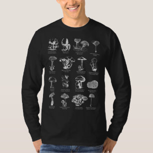 Camiseta Gráfica de identificación de hongos