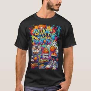 Camiseta Gráfica de Ilustracion al estilo del graffiti de b